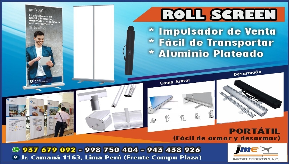 venta de roll screen en lima importacionescisneros